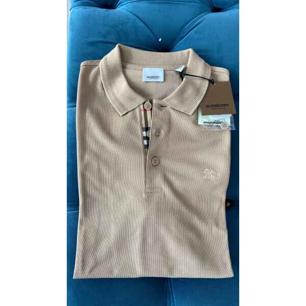 BURBERRY MEN POLO TSHIRT BEIGE