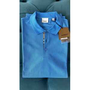 BURBERRY MEN POLO TSHIRT BLUE