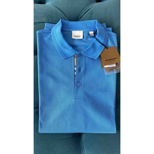 BURBERRY MEN POLO TSHIRT BLUE