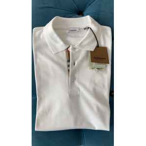 BURBERRY MEN POLO TSHIRT WHITE