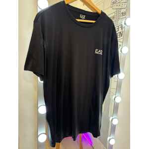 EMPORIO ARMANI TSHIRT SMALL LOGO BLACK