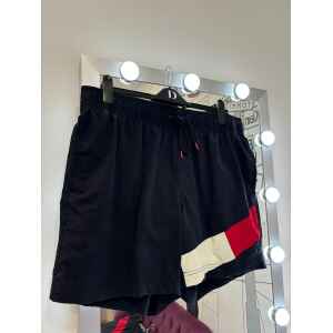 TH SWIMSHORT NAVY BLUE ONE SIDE FLAG