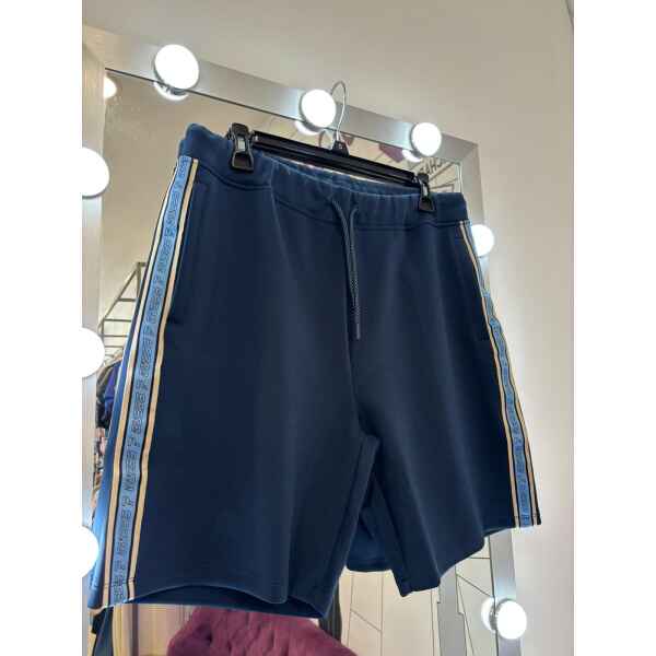 GUESS COTTON SHORT BLUE CORNER LINE