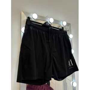 AX SWIMSHORTS BLACK CORNER LOGO
