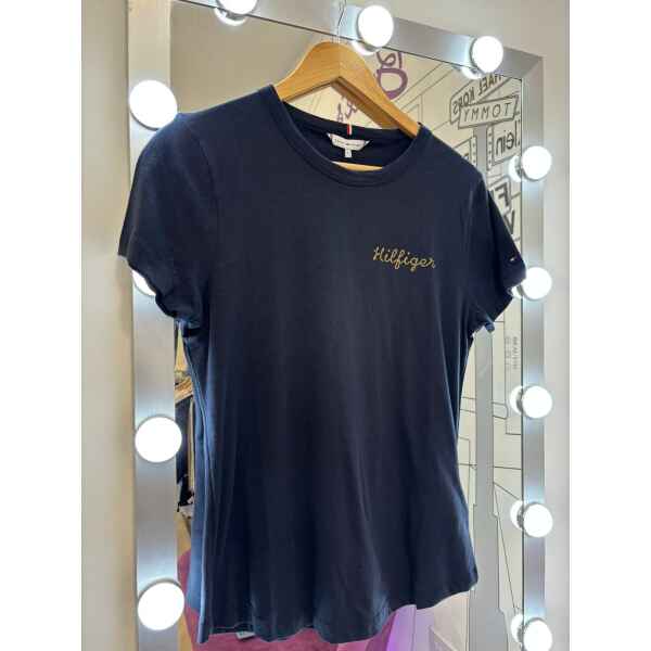 TH TSHIRT DARK  BLUE GOLD LOGO