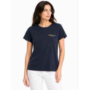 TH TSHIRT DARK  BLUE GOLD LOGO