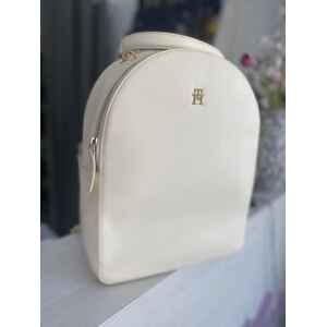 TH REFINED BACKPACK CREAM STRAP WITH GOLD CHAIN