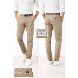 TH BEIGE CHINO TROUSERS