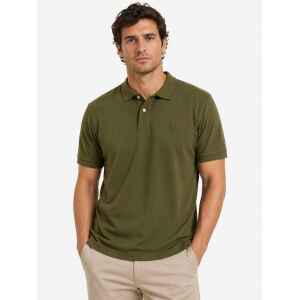 HB LIGHT MATERIAL GREEN POLO SHIRT