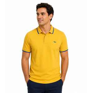 HB POLO TSHIRT MUSTARD
