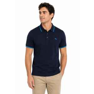HB POLOSHIRT NAVY BLUE