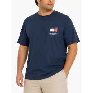 TH T  SHIRT SLIM ESSENCIAL FLAG TEE EXT NAVY