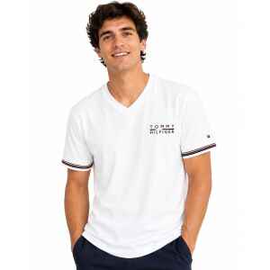 TH V-NECK T-SHIRT WHITE