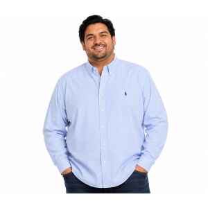 U.S POLO STRIPED BLUE SHIRT
