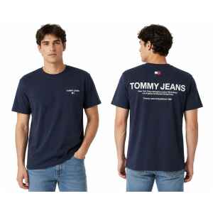TOMMY JEANS TSHIRT BLUE (BACK PRINT)