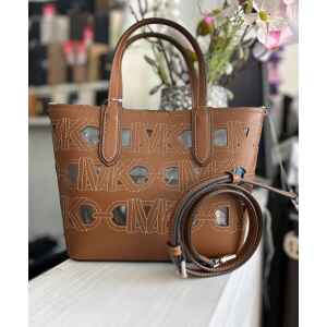 MK ELIZA XS EW OPEN TOTE TAN