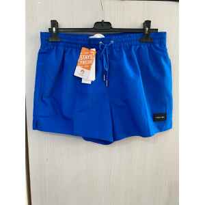 CK ROYAL BLUE SWIM SHORTS