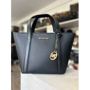MK PRATT SM TOTE MSGR BLACK