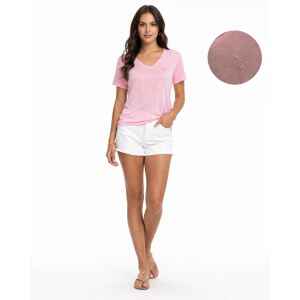 BURBERRY PINK TSHIRT V NECK
