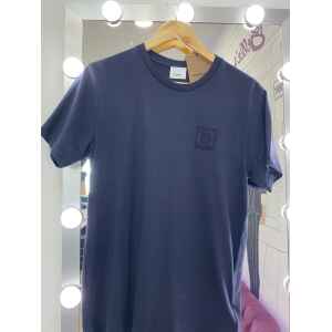 BURBERRY MEN TSHIRT SQUARE "B" BLUE