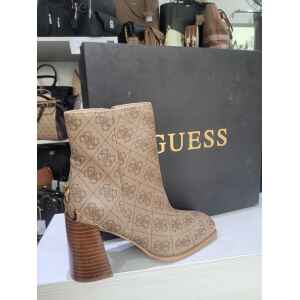 GUESS BOOTS HEEL LATTE BROWN