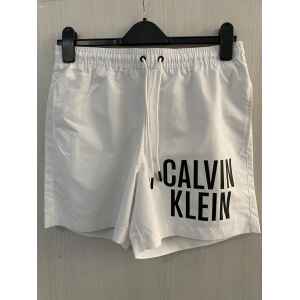 CK WHITE SWIM SHORT 'CALVIN KLEIN' BLACK
