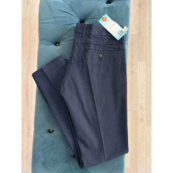 HBJ TROUSSERS DARK BLUE SQUARED PATTERN