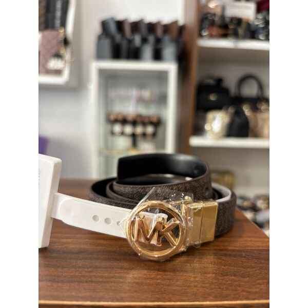MK BELT REVERSIBLE BROWN/BLACK THIN