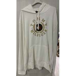 TH MEN TOP HOODIE WHITE