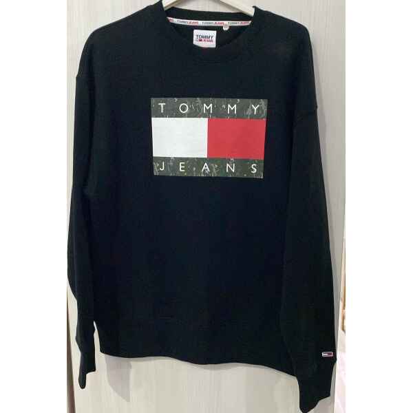 TH MEN TOP BLACK TOMMY JEANS