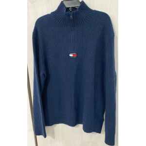 TH MEN TOP BLUE ZIP