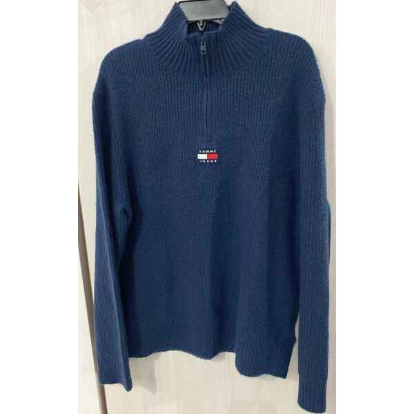 TH MEN TOP BLUE ZIP