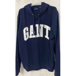 GANT MEN TOP HOODIE BLUE NAVY