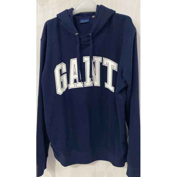 GANT MEN TOP HOODIE BLUE NAVY