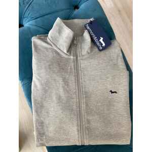 HB MEN TOP ZIP GRAY