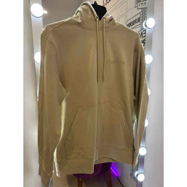 CK HOODIE BEIGE 'CALVIN KLEIN' SMALL