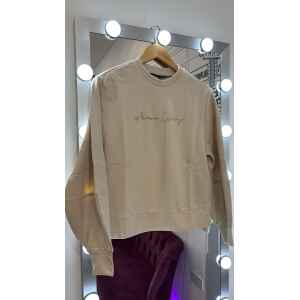 ARMANI BEIGE TOP GOLD LETTERS