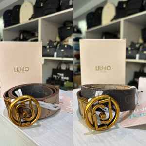 LIUJO BELT REVERSIBLE LIGHT/DARK BROWN