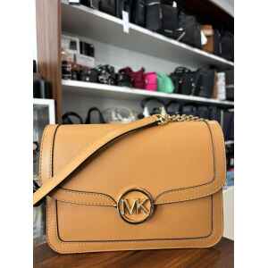MK LEIDA MD FLAP CHN MSGR DEER TAN