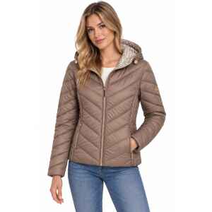 MK JACKET REVERSIBLE CHAMPAGNE/VANILLA