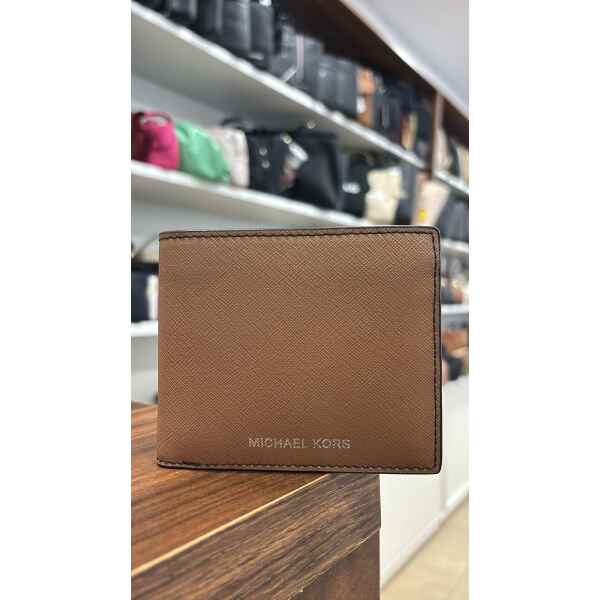 MK WALLET BROWN HARRISON