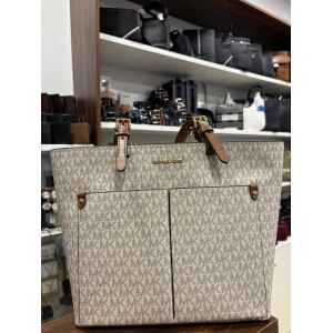 MK MD DOUBLE POCKET TOTE VANILLA