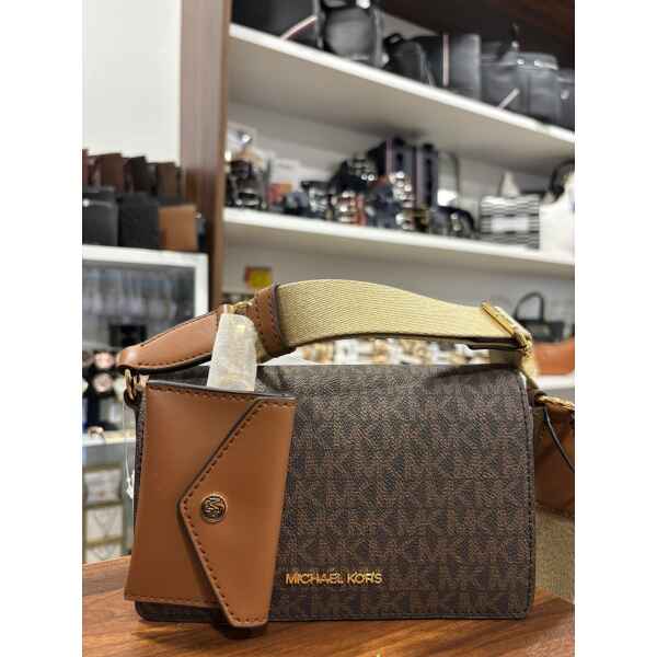 MK VINCENT SM XBODY BROWN