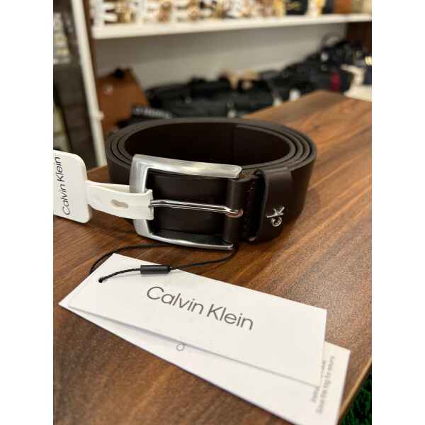 CK BELT DARK BROWN