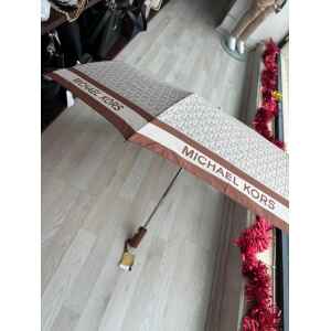 MK UMBRELLA VANILLA/BROWN