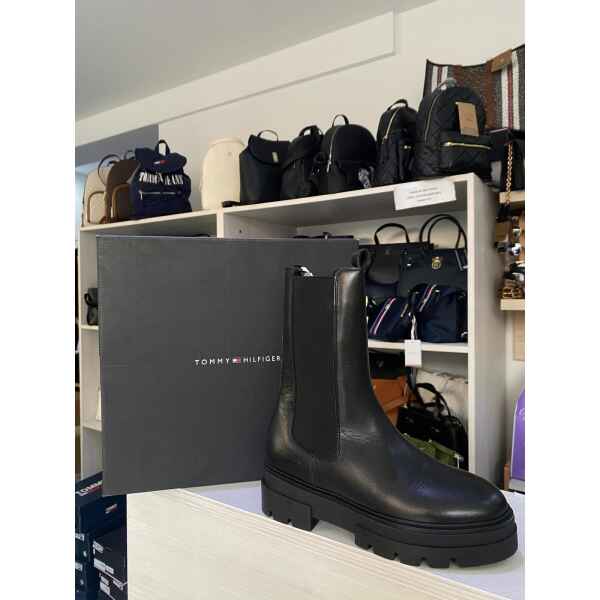 TH MONO CHROMATIC CHLESEA BOOT BLACK
