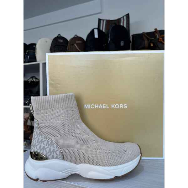MK KATRINA KNIT BOOTIE VANILLA