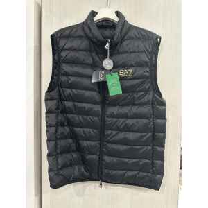 EMPORTIO ARMANI BLACK VEST GOLD LETTERS