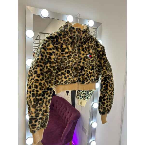TOMMY JEANS ANIMAL PRINT JACKET
