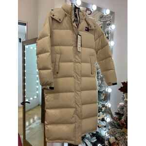 TOMMY JEANS ALASKA JACKET CREAM LONG
